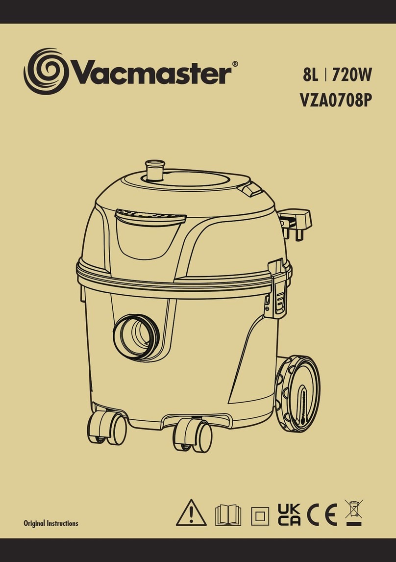 Vacmaster VZA0708P Original instructions
