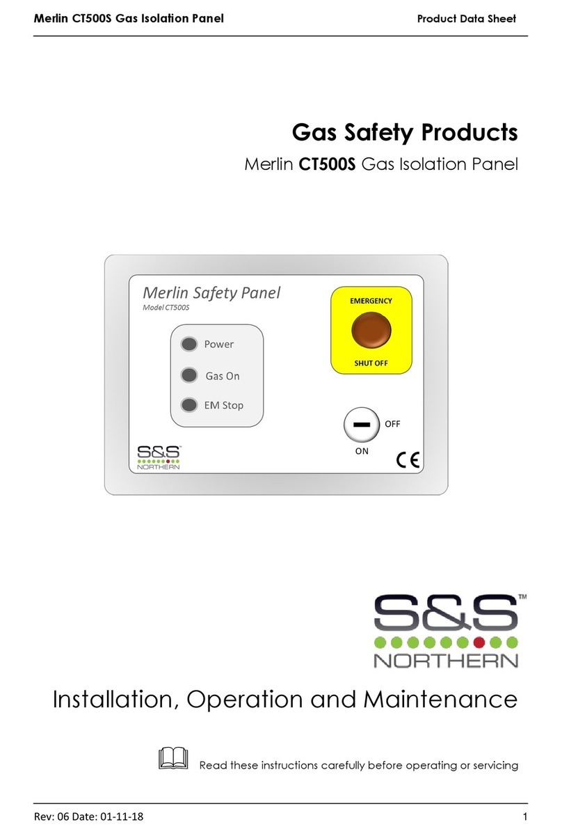 S&S Northern Merlin CT500S Installation, operation and maintenance manual