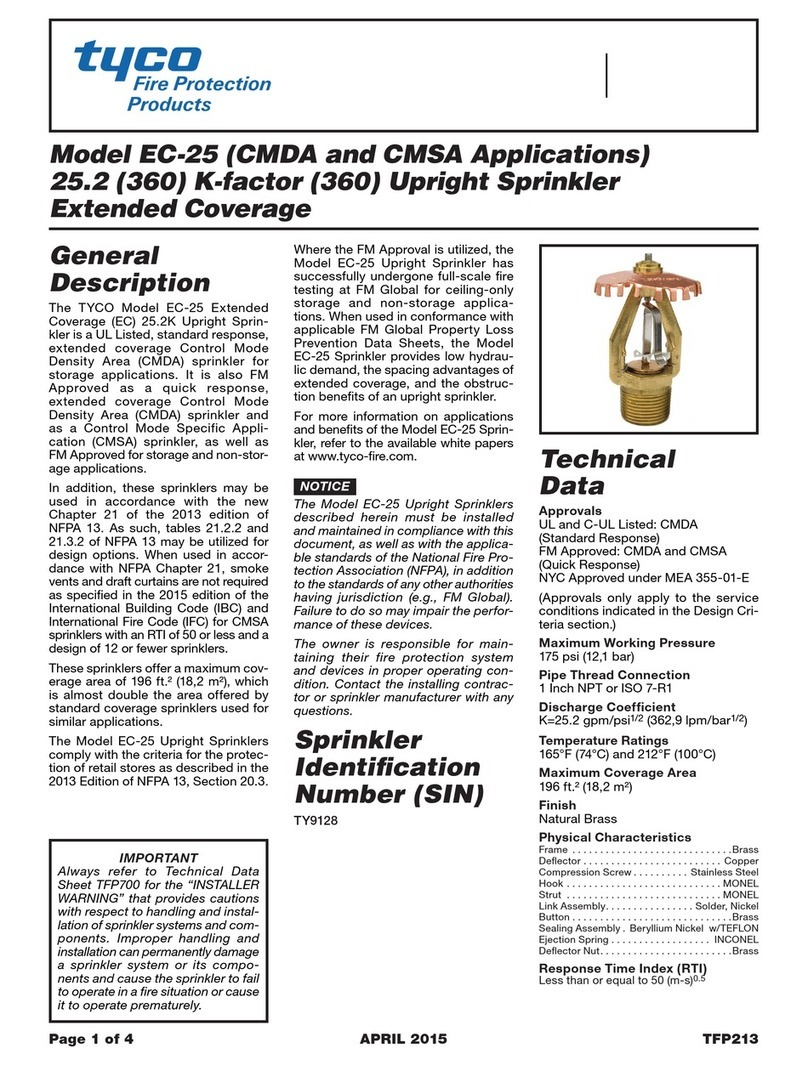 Tyco EC-25 User manual