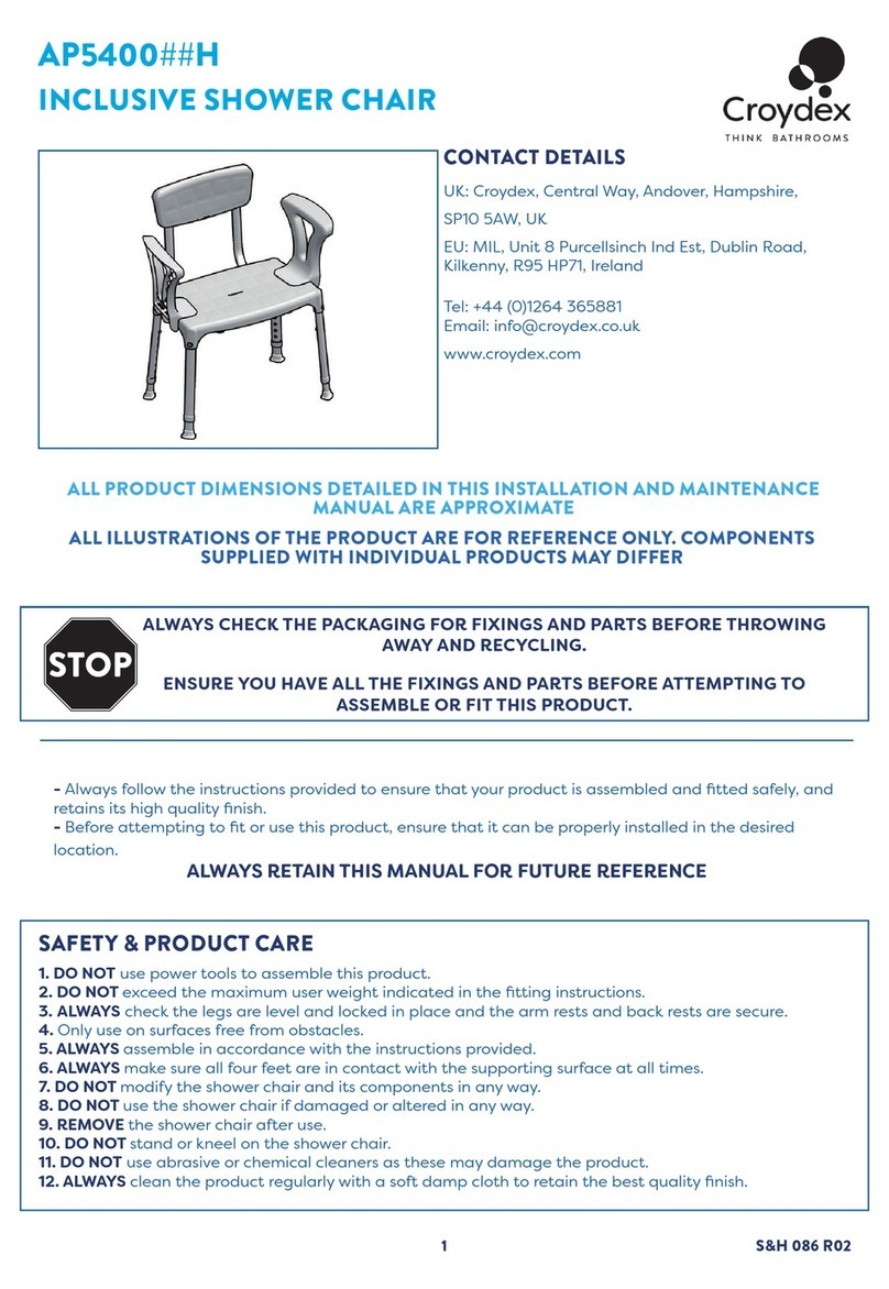Croydex AP5400 H Series User manual