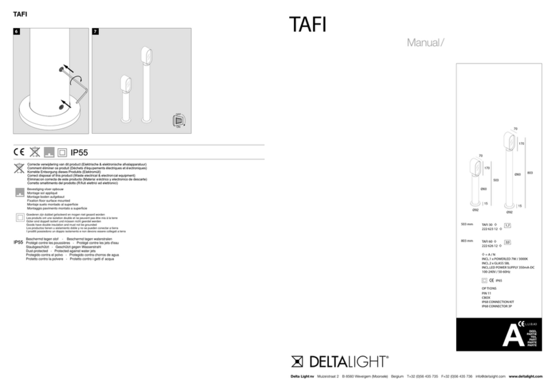 Delta Light TAFI 30 User manual