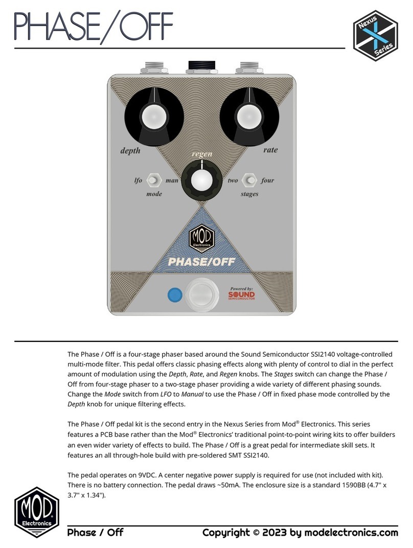 Mod Nexus Series User manual
