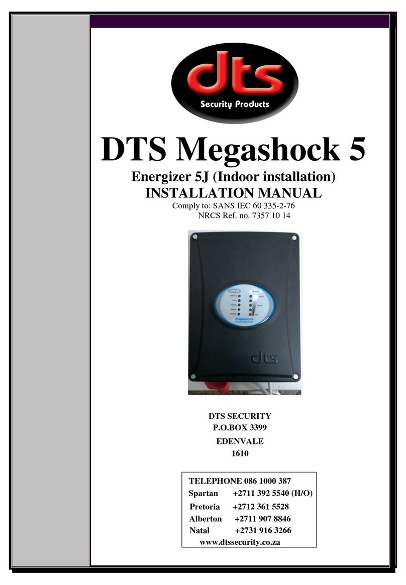 DTS Megashock 5 installation manual