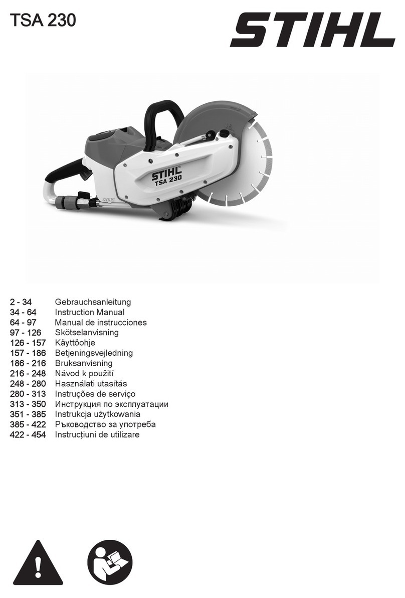 Stihl TSA 230 User manual