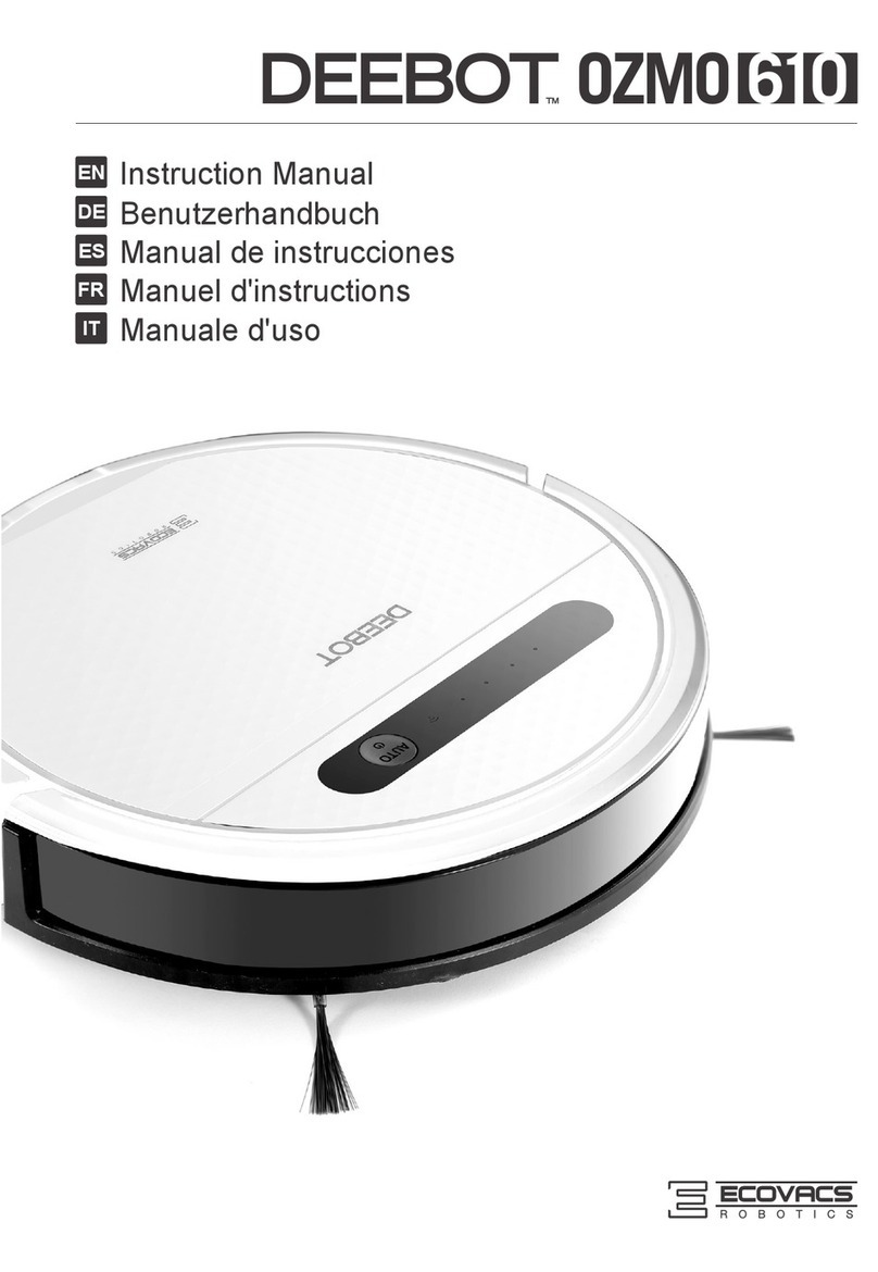 ECOVACS ROBOTICS DEEBOT OZMO 610 User manual ECOVACS ROBOTICS DEEBOT OZMO 610 User manual