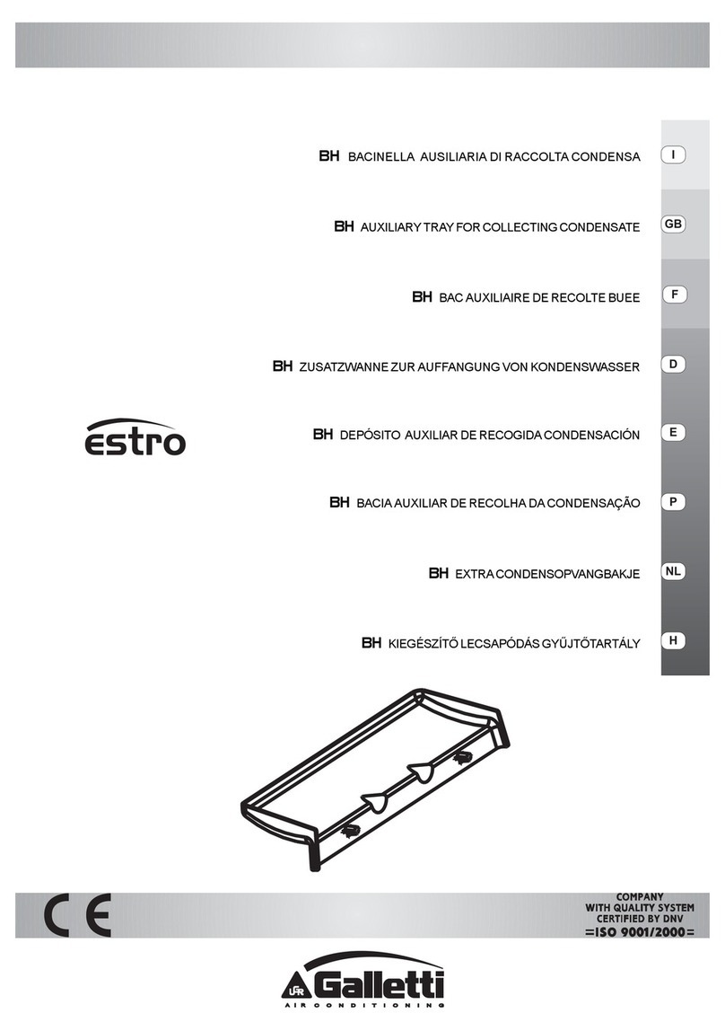 Galletti Estro User manual