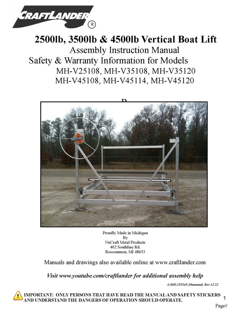 Nucraft CraftLander MH-V25108 Assembly & instruction manual