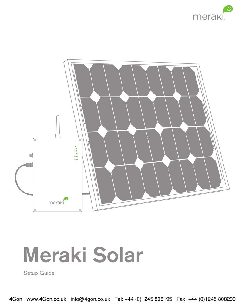 Meraki Solar User manual