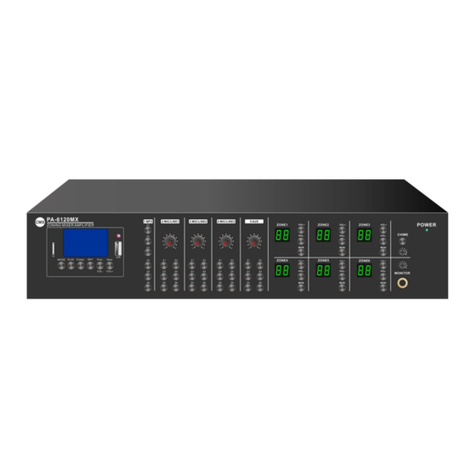 CMX PA-6060MX Installation and operation manual