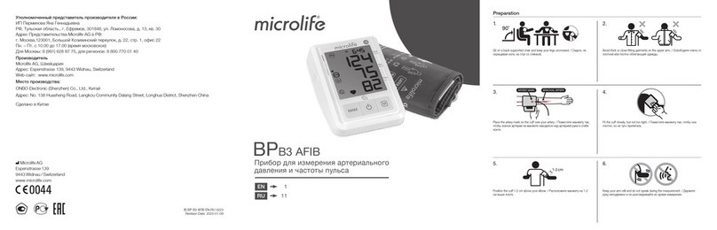 Microlife BPB3 AFIB User manual