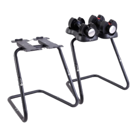 Lifepro PowerFlow Adjustable Dumbbell Stand user manual
