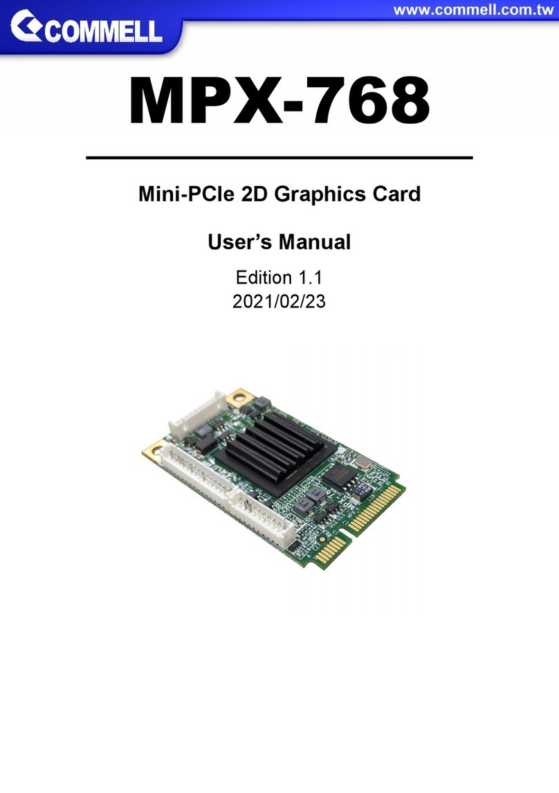 Commell MPX-768 user manual