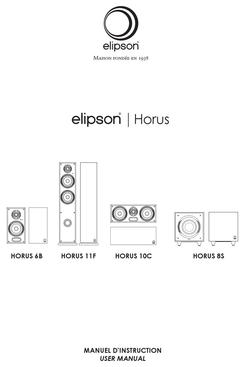 Elipson HORUS 6B user manual