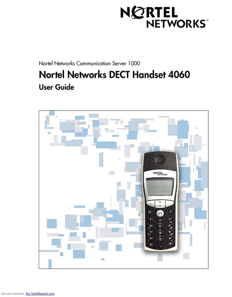 Nortel 4060 User manual