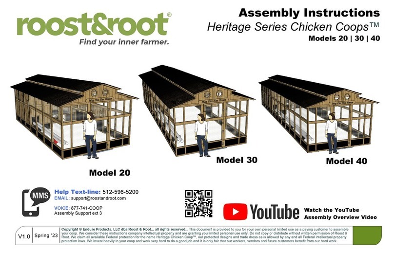 roost&root Heritage Series Assembly instructions