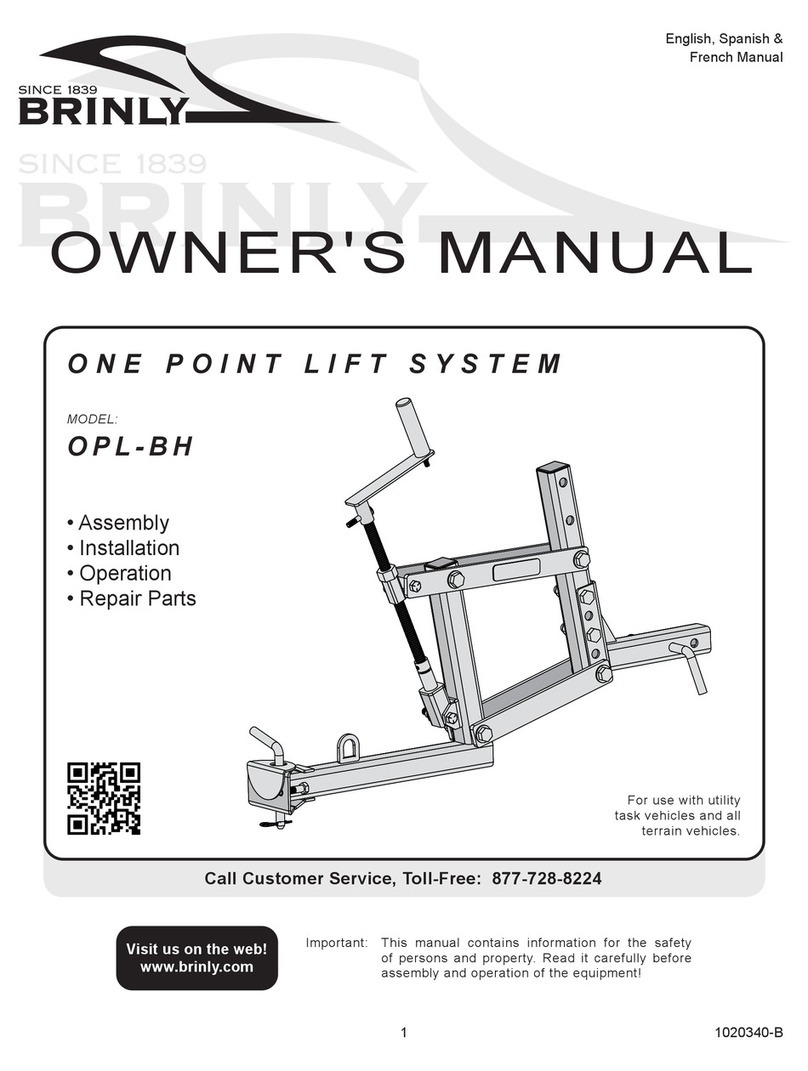 Brinly OPL-BH owner's manual
