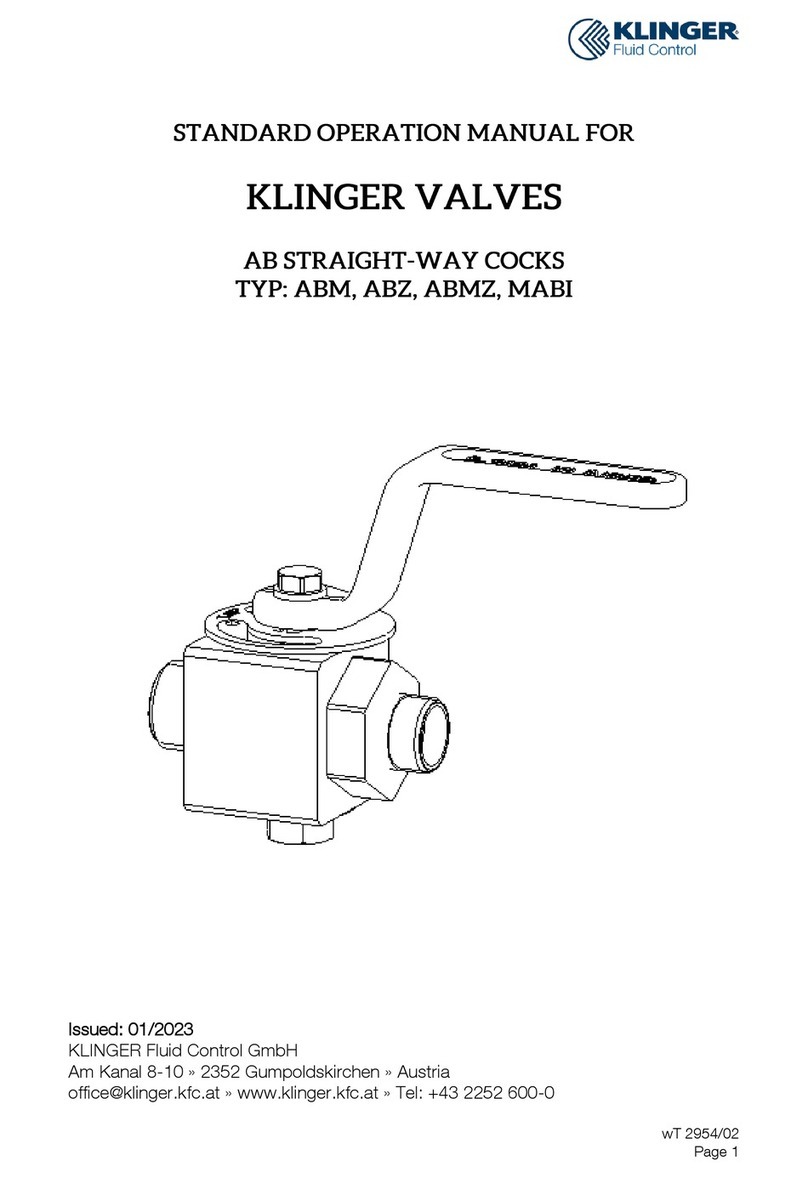 KLINGER ABM Standard Operation Manual