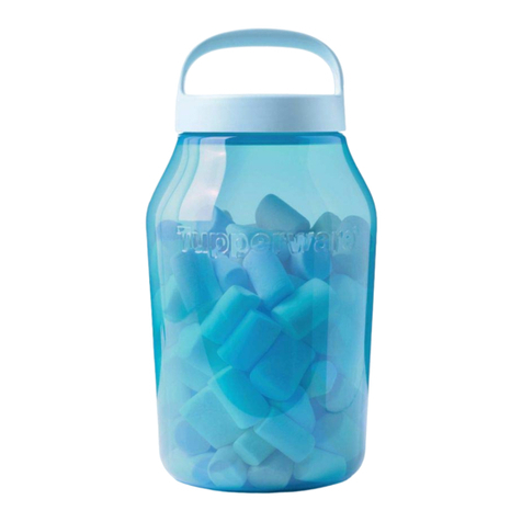 Tupperware Universal Pickling Jar 3L User manual