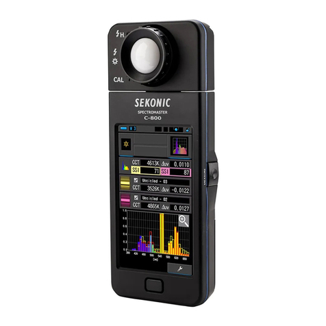 Sekonic SPECTROMASTER C-800 User manual