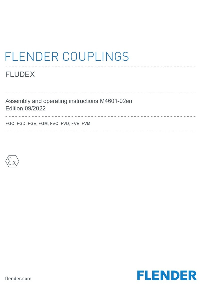 FLENDER FLUDEX FGO Assembly and operating instructions