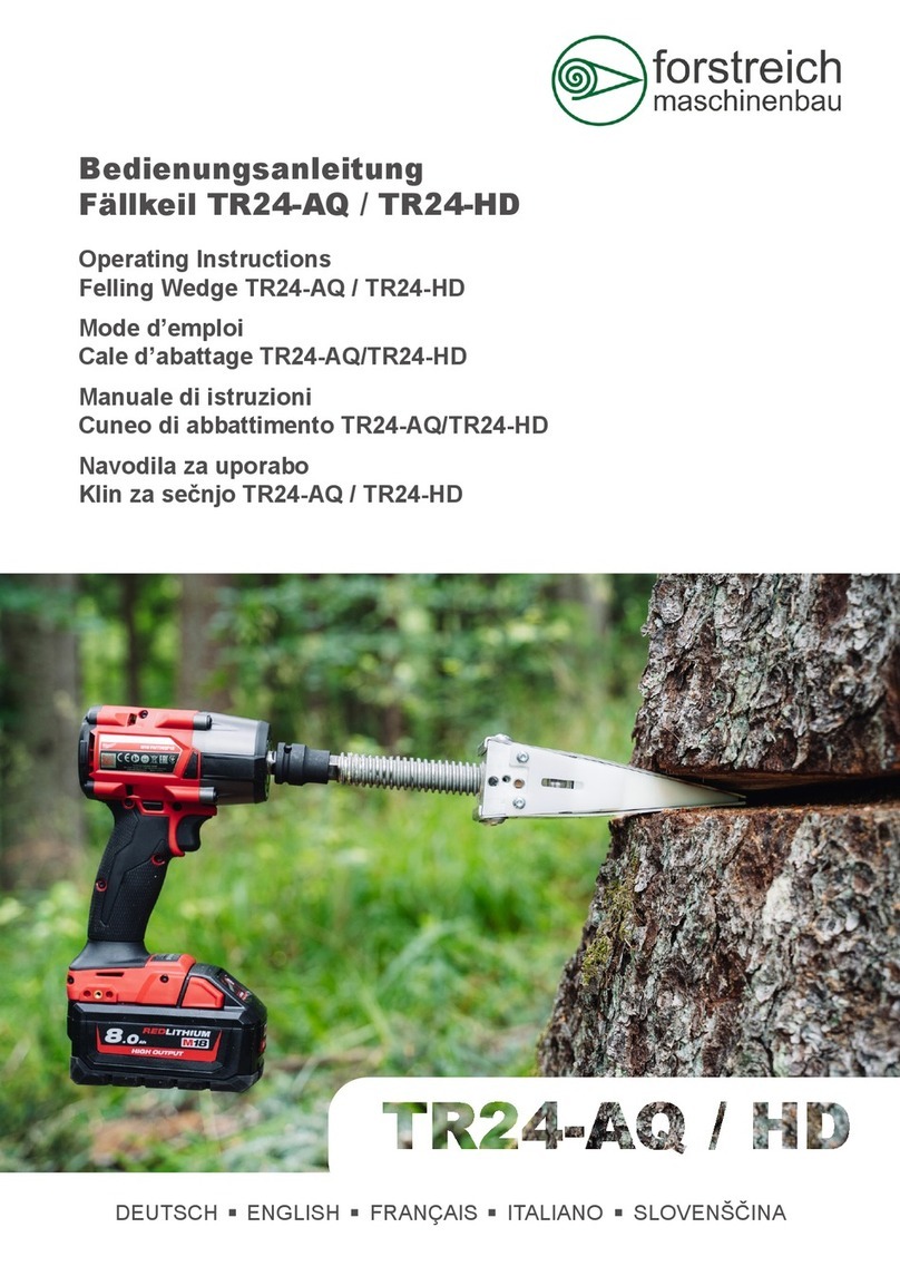 Forstreich Maschinenbau TR24-AQ operating instructions