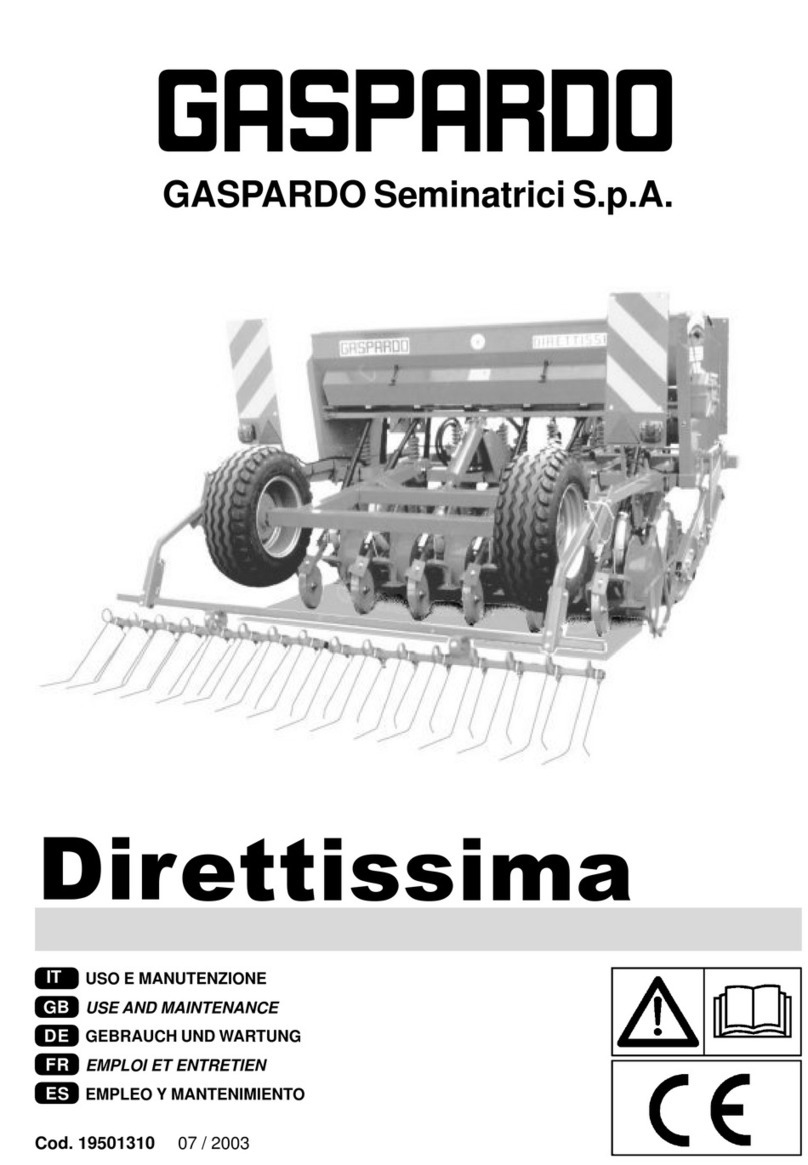 Gaspardo Direttissima 250 User guide