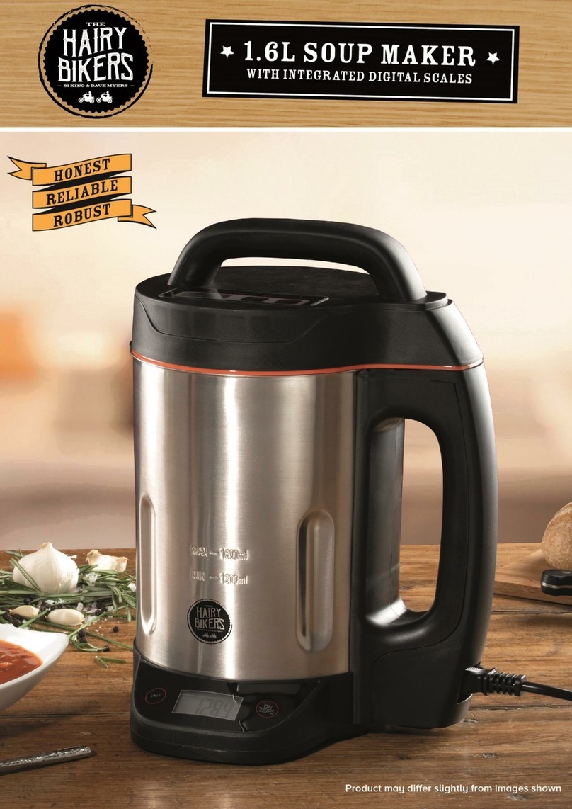 Hairy Bikers SDA1581 user manual
