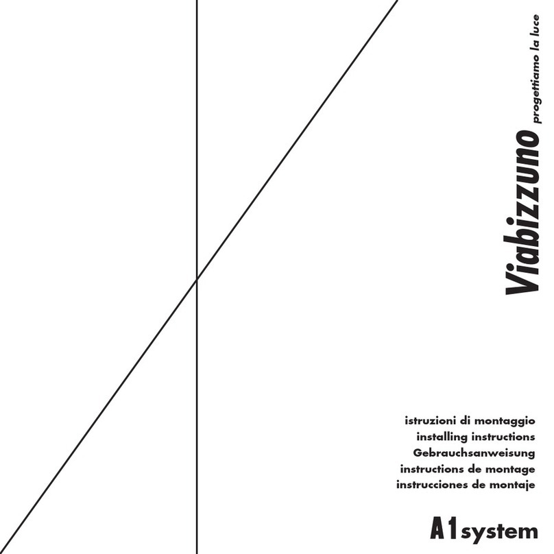 Viabizzuno a1 system Instruction Manual