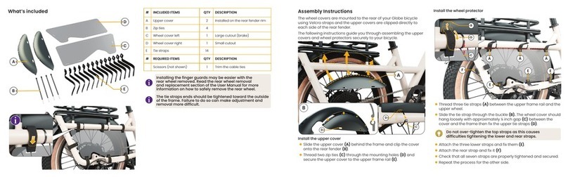 Specialized Globe Haul ST Wheel Protector User manual