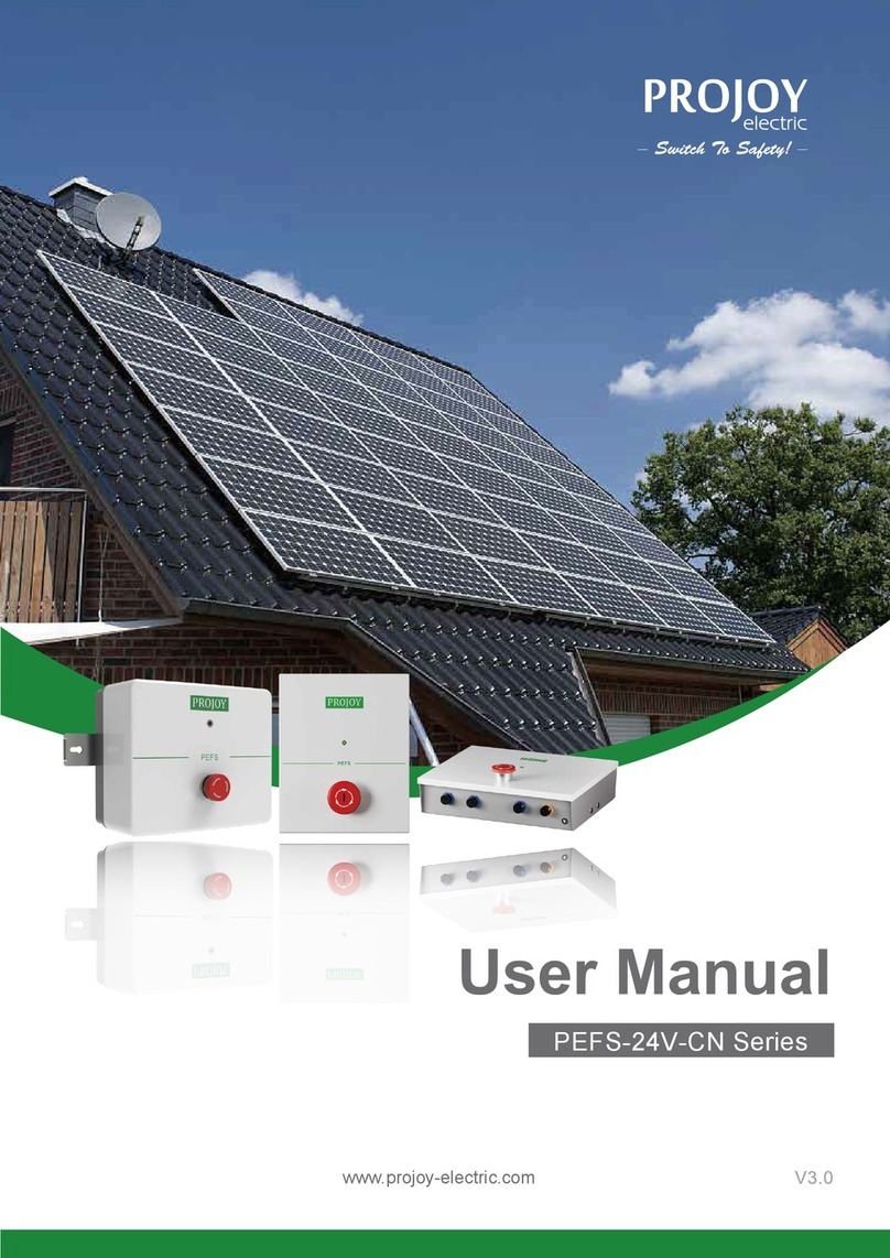 Projoy Electric PEFS-24V-CN Series user manual