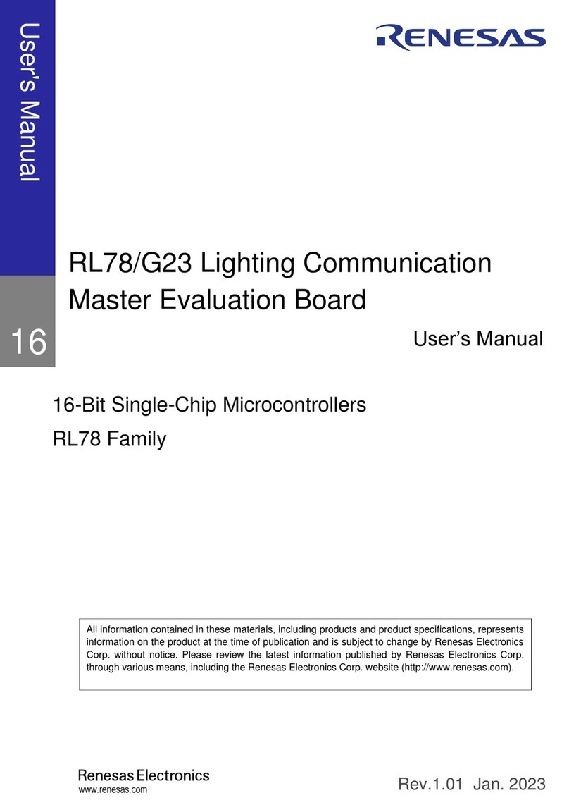 Renesas RL78/G23 User manual