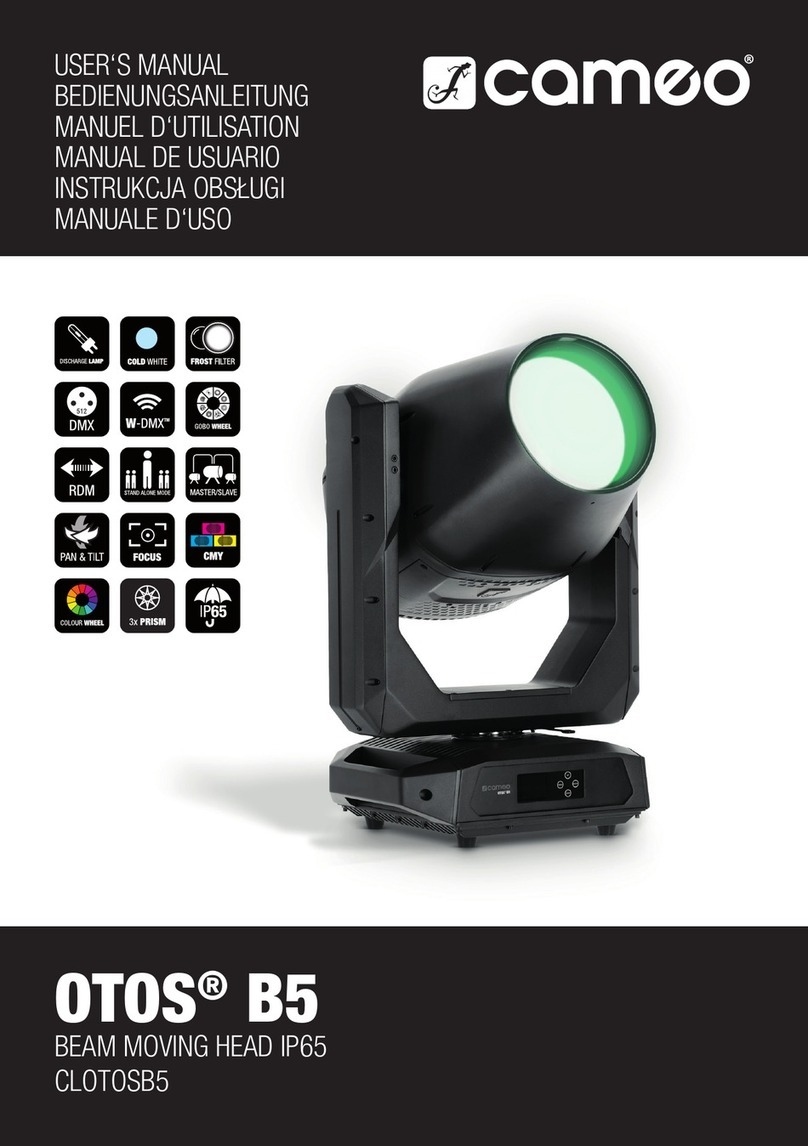Cameo Light OTOS B5 user manual