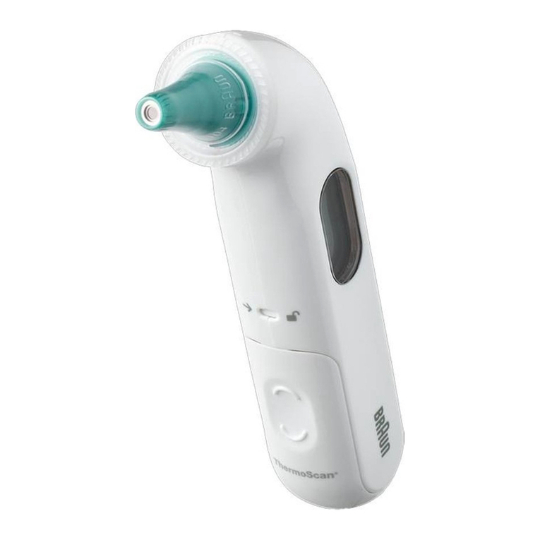 Braun thermoscan IRT 3030 User manual