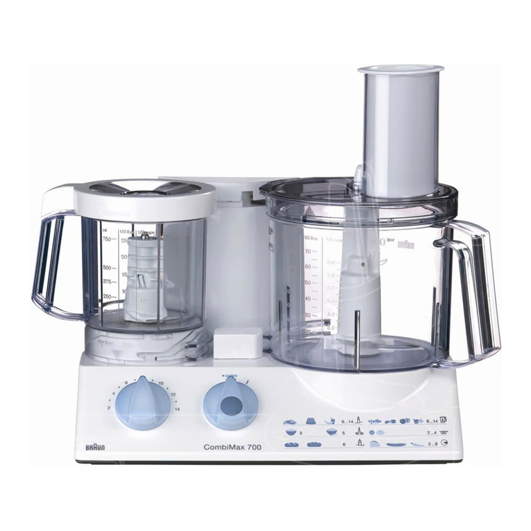 Braun CombiMax 700 User manual