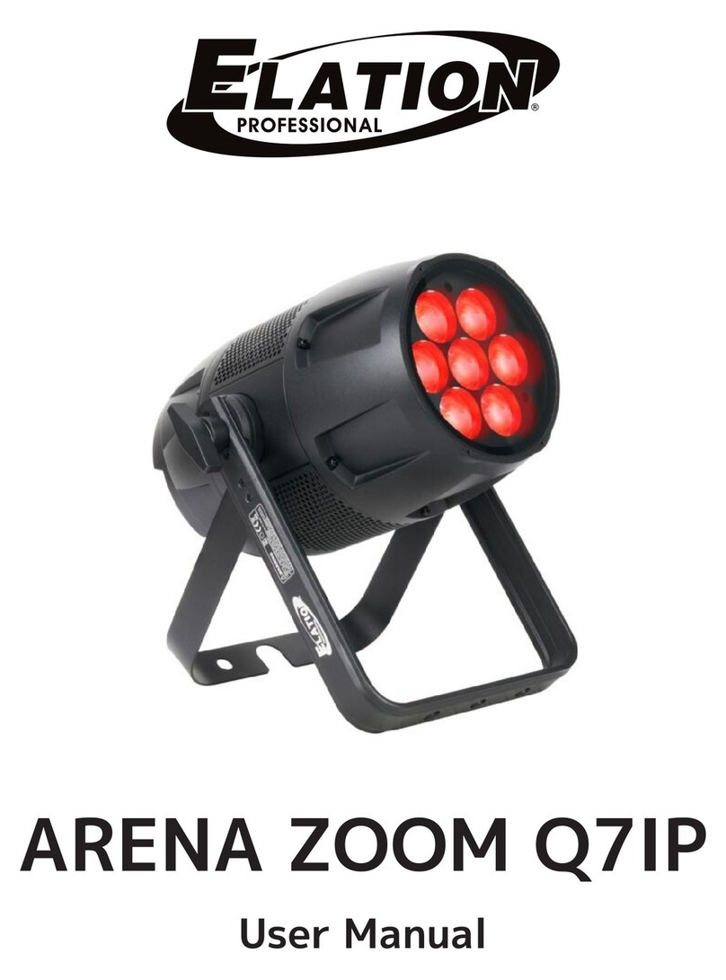Elation ARENA ZOOM Q7IP user manual