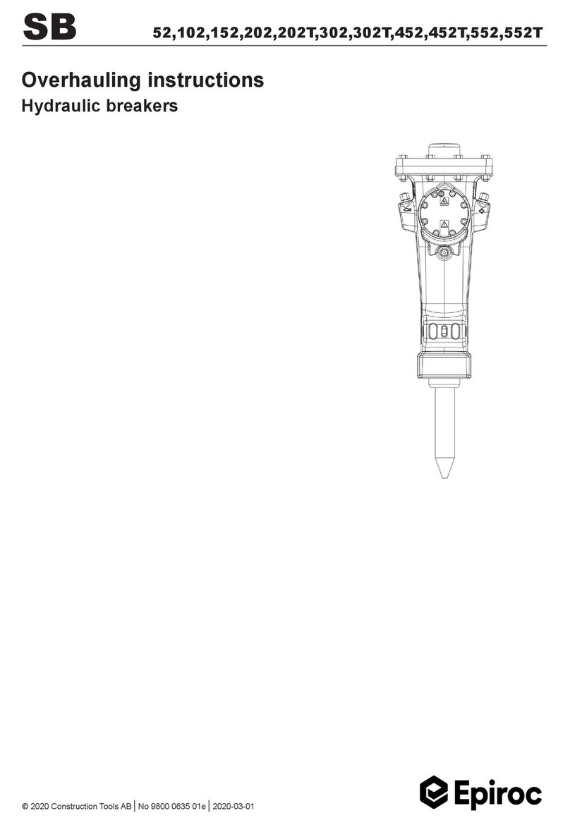 Epiroc SB 52 User manual