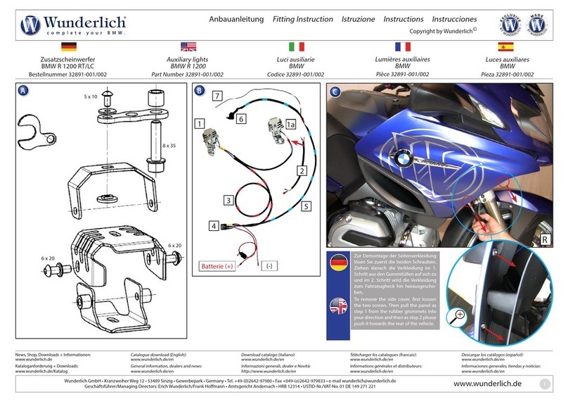 Wunderlich 32891-001 Install guide Wunderlich 32891-001 Install guide