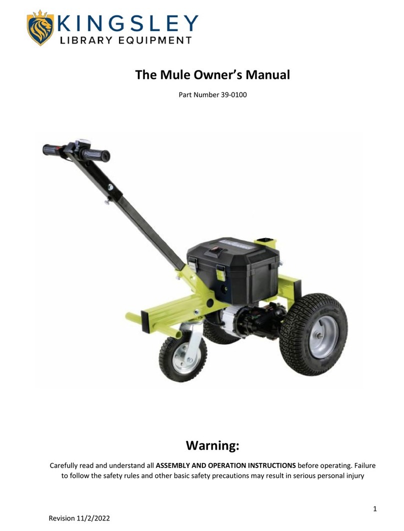 Kingsley Mule owner's manual