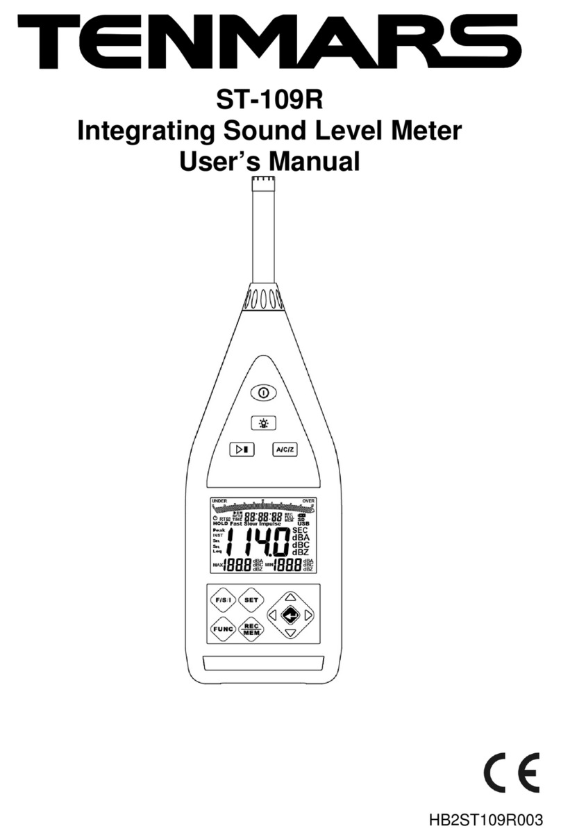 Tenmars ST-109R user manual