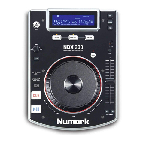 Numark NDX200 User manual