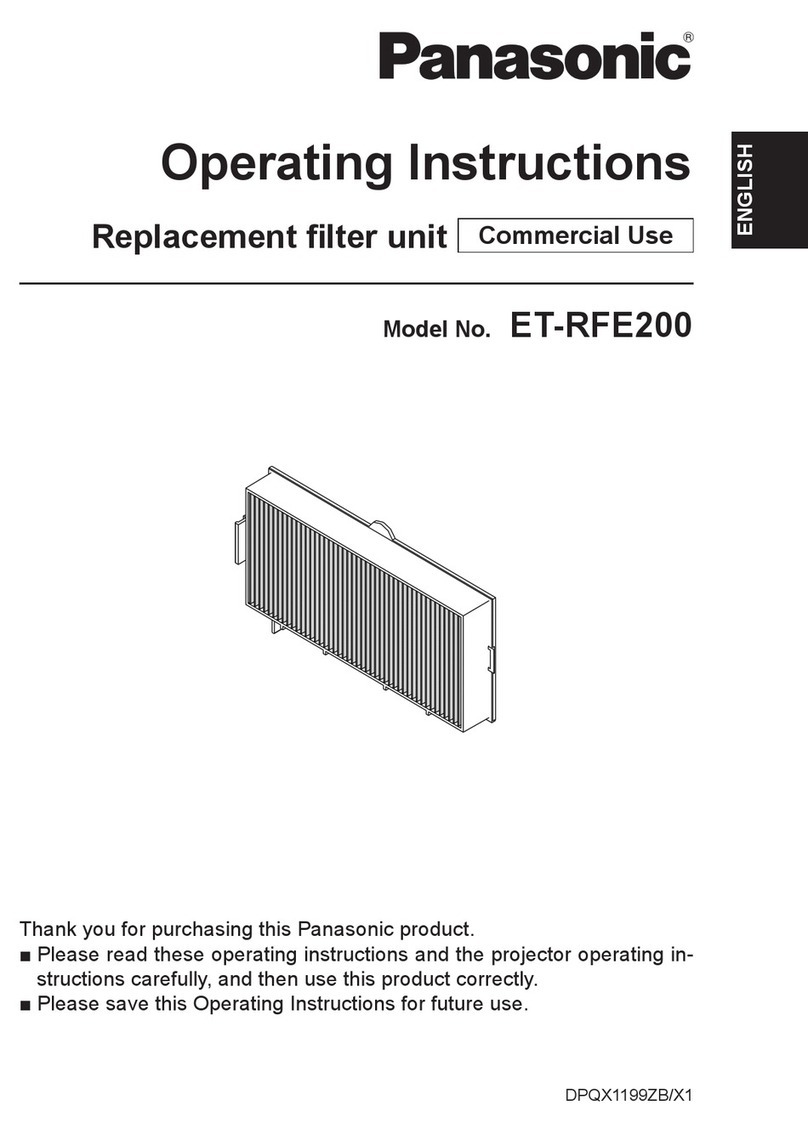 Panasonic ET-RFE200 User manual
