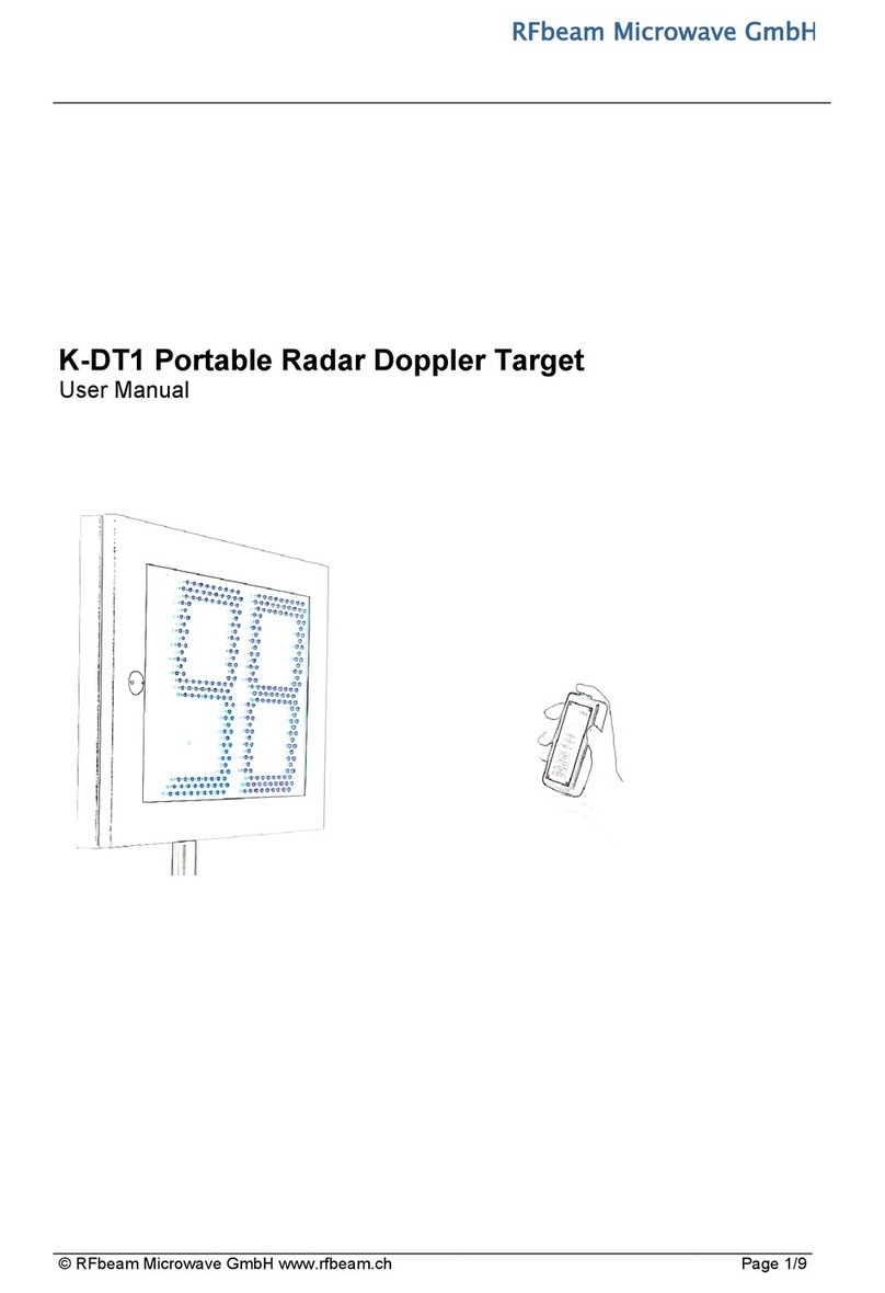 RFbeam Microwave K-DT1 user manual