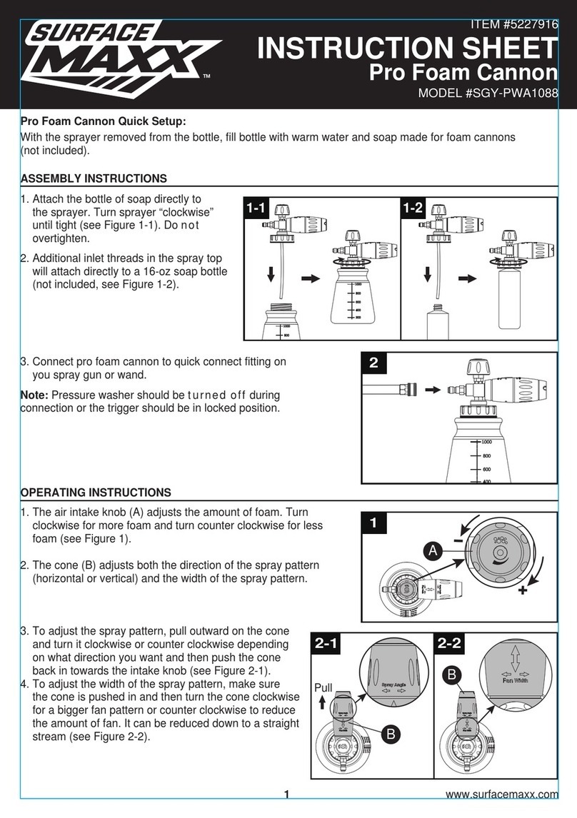 SurfaceMaxx SGY-PWA1088 instruction sheet