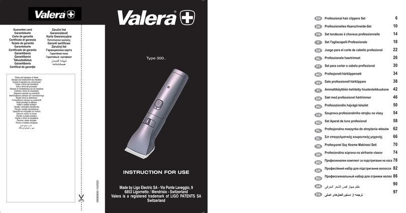 VALERA 300 Series User manual VALERA 300 Series User manual