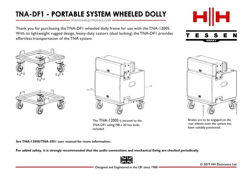 HH Electronics Tessen TNA-DF1 manual
