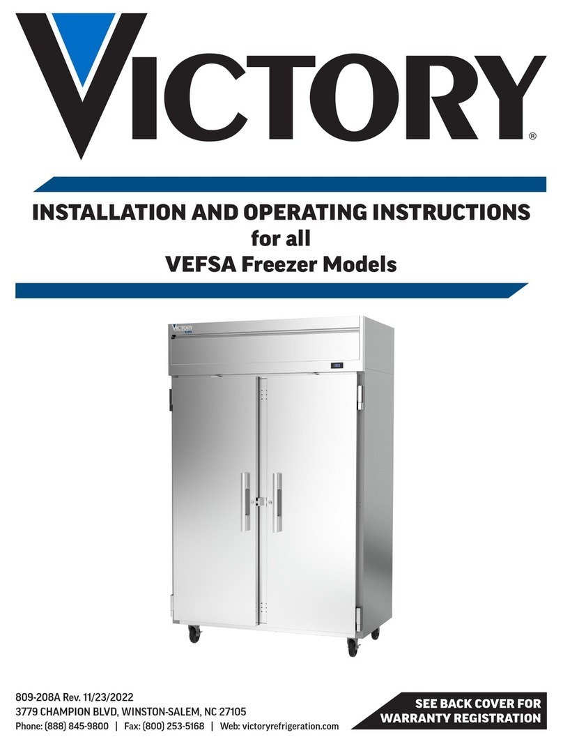 Victory VEFSA-2D-GD-HC Series Installation and operating instructions Victory VEFSA-2D-GD-HC Series Installation and operating instructions