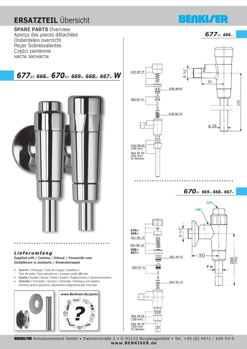 BENKISER 677 Installation and service BENKISER 677 Installation and service