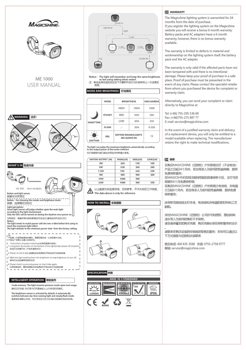 Magicshine ME 1000 user manual