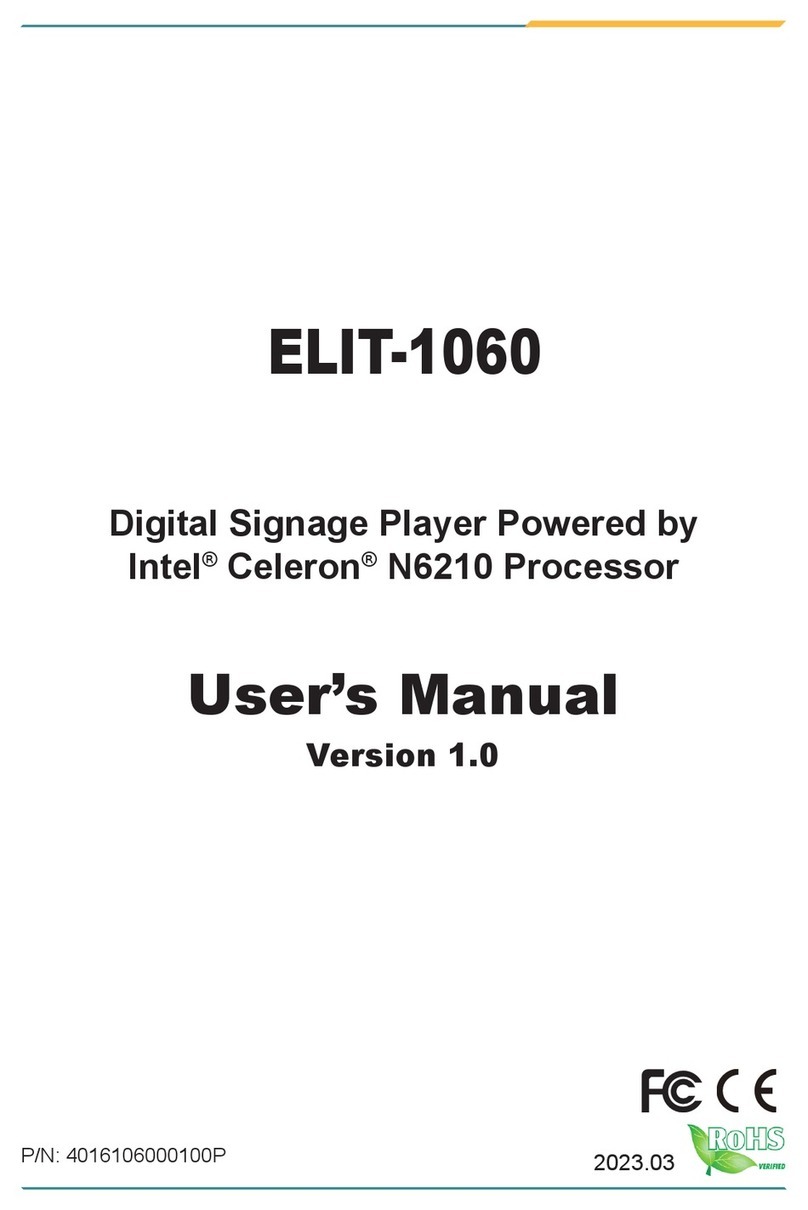 Arbor Technology ELIT-1060 user manual