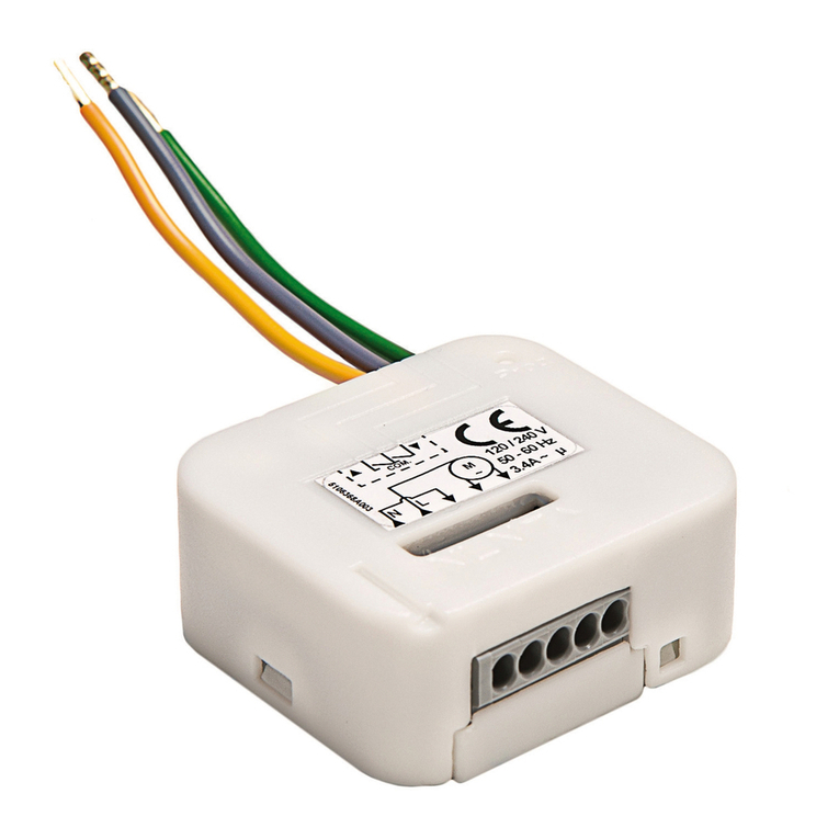 SOMFY LIGHTING OUTDOOR RTS User manual